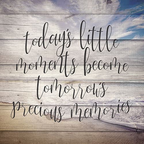 Todays Little Moments Inspirational Print