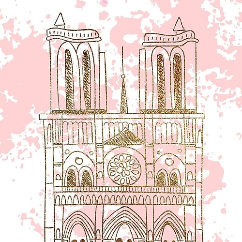 Mon Amour 6 Square v2 Art Print