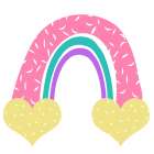 Be Rainbow 2 Art Print