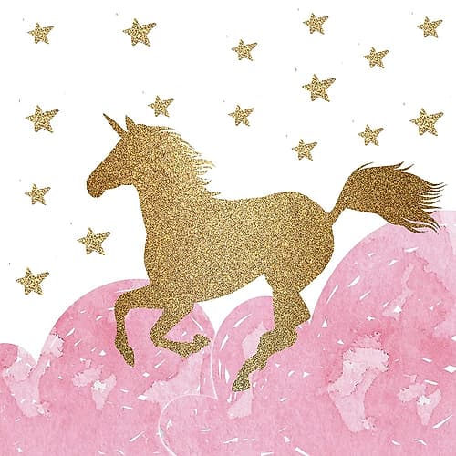 Life is all Unicorns 3 Kids Print