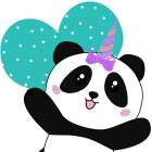 Pandacorn 2 Art Print