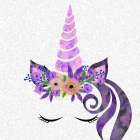 Unicorn Floral Art Print
