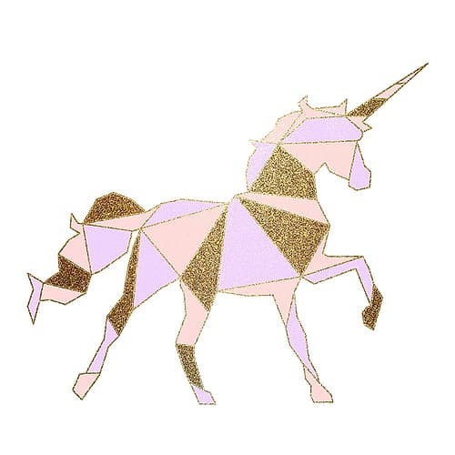 Unicorn Lines 1 Kids Print