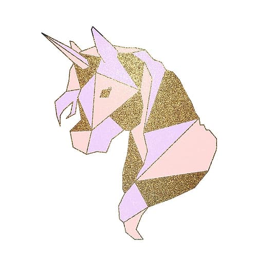 Unicorn Lines 2 Kids Print