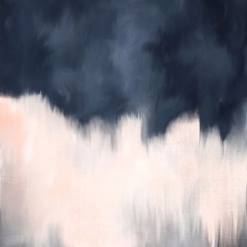 Blue Blush Art Print by Kimberly Allen