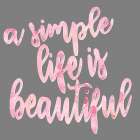 A Simple Life Art Print