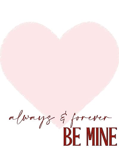 Always and Forever Signs Print