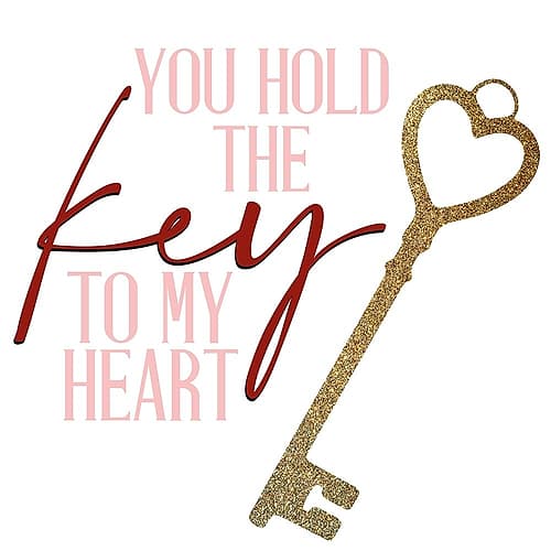 Key to my Heart Signs Print