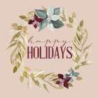 Happy Holidays Art Print