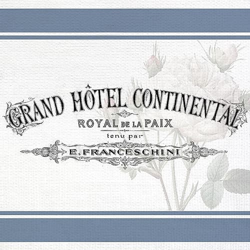 French Hotel 1 Signs Print