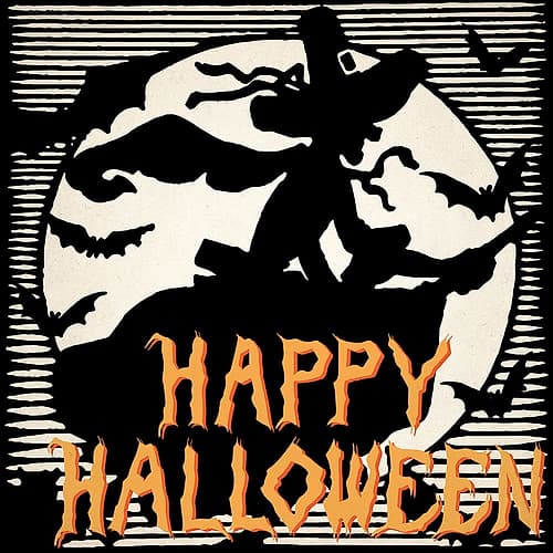 Happy Halloween v2 Art Print