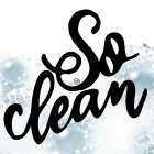 So Clean Bathroom Art Print