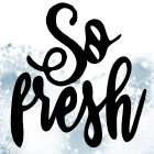 So Fresh Bathroom Art Print