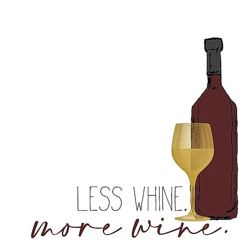 More Wine Signs Print