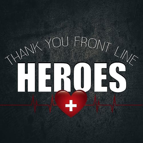 Front Line Inspirational Print