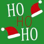 HO HO HO Hats Art Print