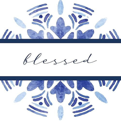 Blessed Medallion Art Print