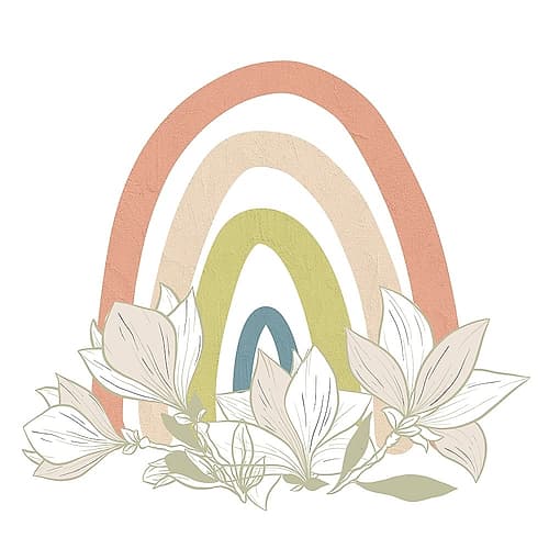 Magnolia Rainbow 2 Art Print