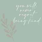Never Regret Art Print
