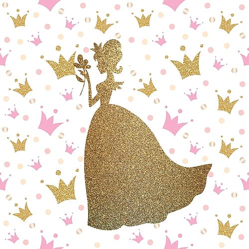 Princess Dreams 3 V2 Art Print