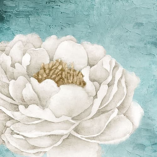 White Peony 2 Art Print