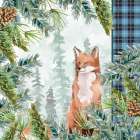 Woodland Christmas 3 Art Print