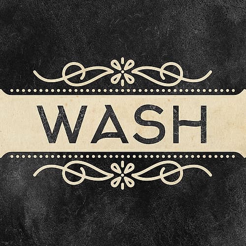 Wash Dry Fold 1 Art Print