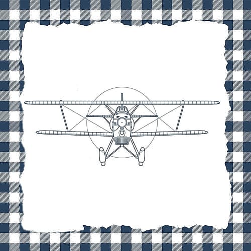 Boy Plaid 1 Art Print