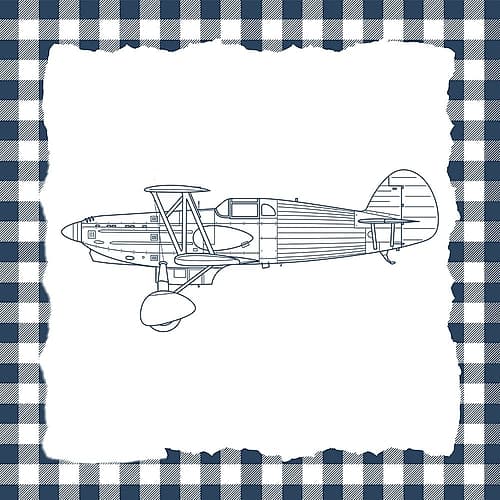 Boy Plaid 3 Art Print