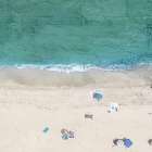 Aerial Beach 2 Art Print