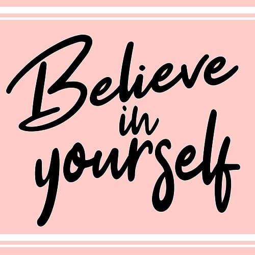 Believe Pink Signs Print