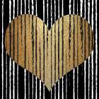 Heart Stripes Art Print