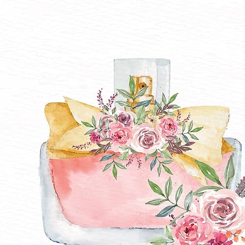 Pink Scent 5 Fashion Print