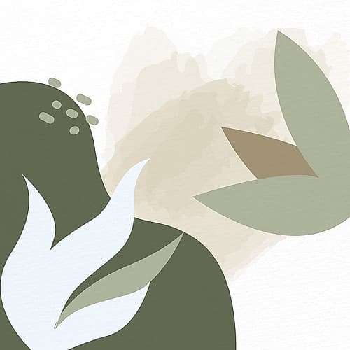 Organic Greens 1 Nature Print