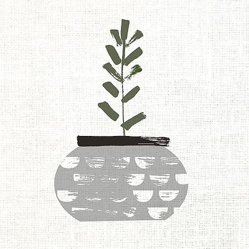 Simple Pot 1 Nature Print