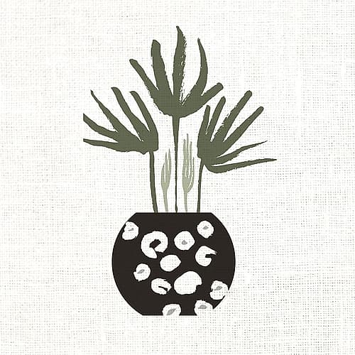 Simple Pot 3 Nature Print