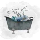 Wash Your 5 Bathroom Art Print
