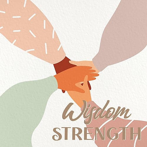 Wisdom Strength 1 Inspirational Print
