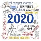 2020 Year Art Print
