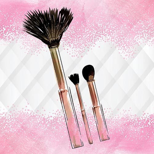 Brushes 1 Fashion Print