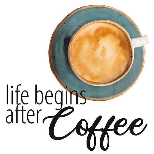 Coffee First 2 Coffee Print