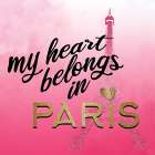 In Paris Hearts 1 Art Print