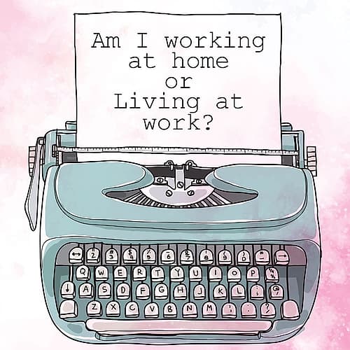 Living at Work Whimsical Print