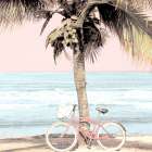 Peaceful Beach Ride Art Print