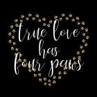 True Love Paws Art Print