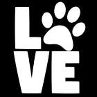 Love Paw Art Print