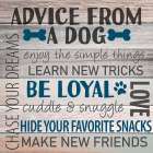 Advice from a Dog Art Print
