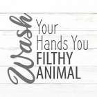 Wash Your Hands Bathroom Art Print
