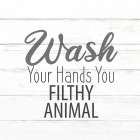 Wash Your Hands 2 Bathroom Art Print