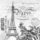 Paris Vintage 1 Art Print